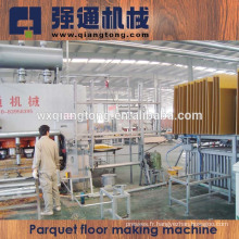 Plancher laminé 2800T Machine à chaud / Parquet Ligne de production de plancher